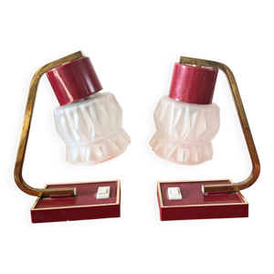 Paire de lampes design