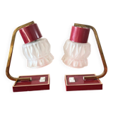 Pair of 50s designer lamps