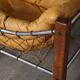 Fauteuil Amazonas avec repose-pieds en cuir cognac par Jean Gillon Brésil