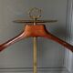 Valet de nuit travail français pieds griffes 1960 brass and wood