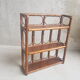 Rattan wall shelf