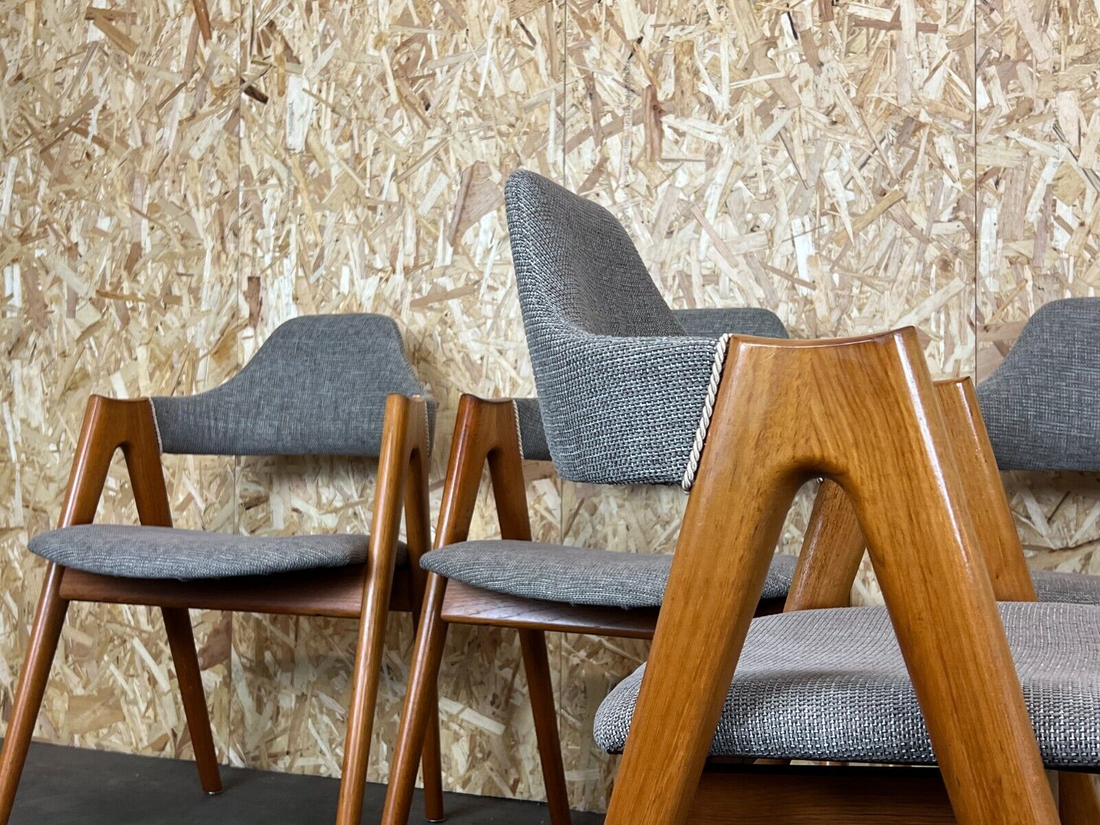 Set of 4 teak chairs by Kai Kristiansen for Sva Møbler Danish Design 60s 70s