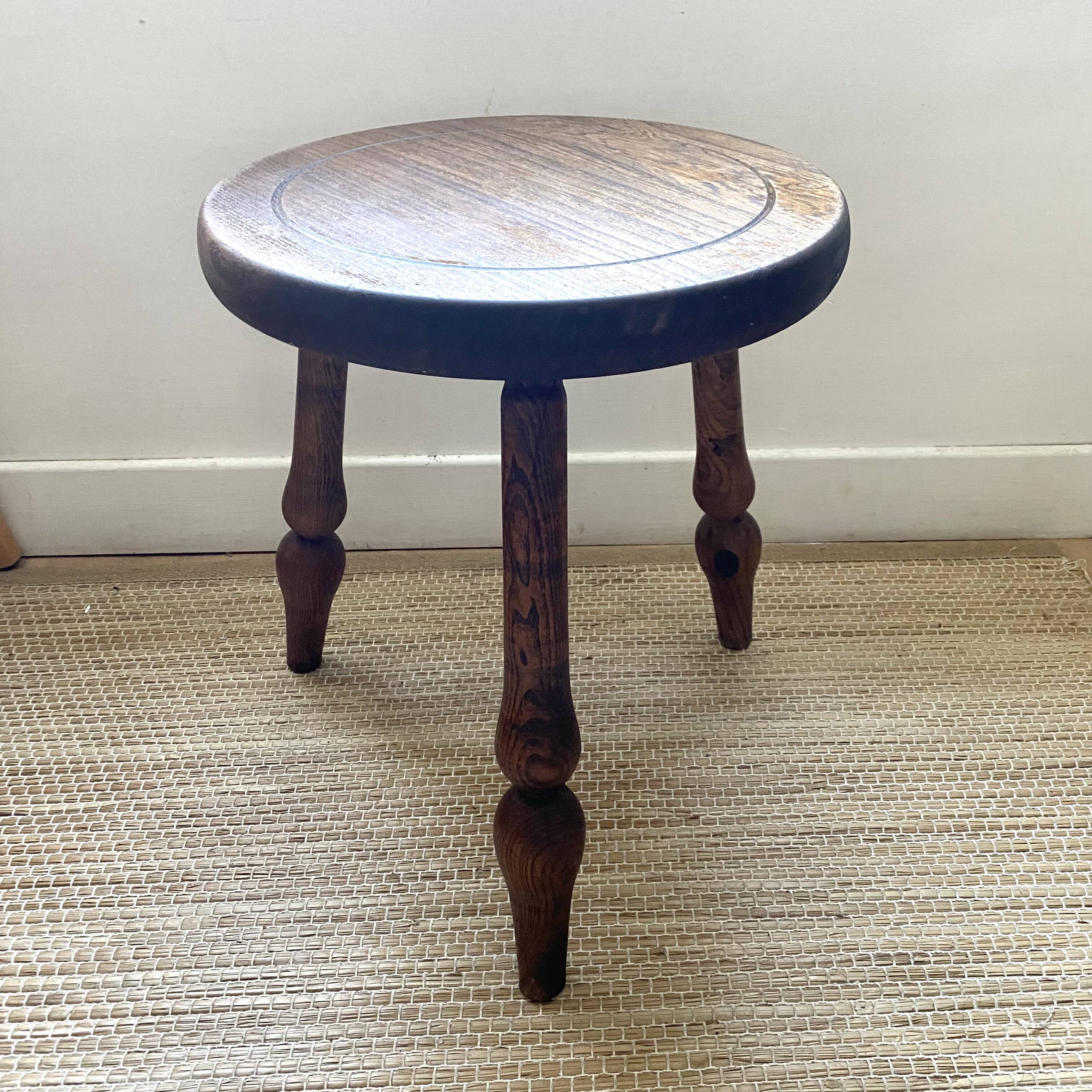Vintage tripod stool