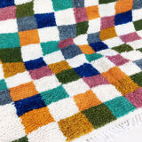 Handmade moroccan berber carpet 213 x 163 cm