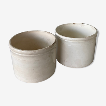 Pair of earthenware pots from Badonviller