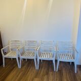 Ensemble de 4 chaises en bois