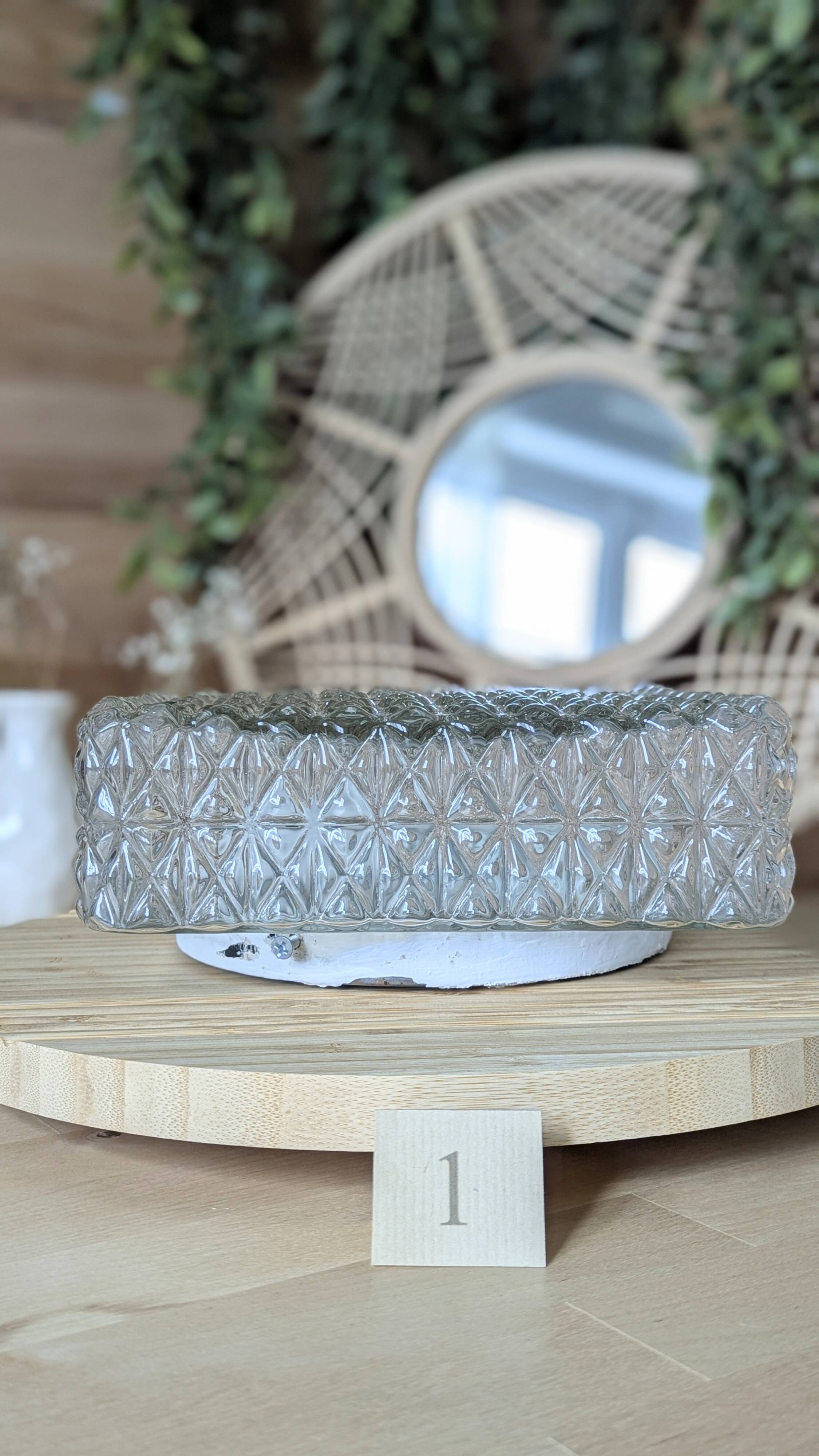 Vintage square ceiling light (L-0253)