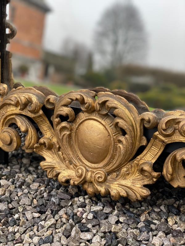 Frame In Carved Wood And Golden Early 18th Century On A Mirror Circa 1900 92x137cm
