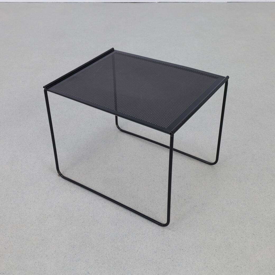 Tables gigognes postmodernes, ensemble de 3, années 1980