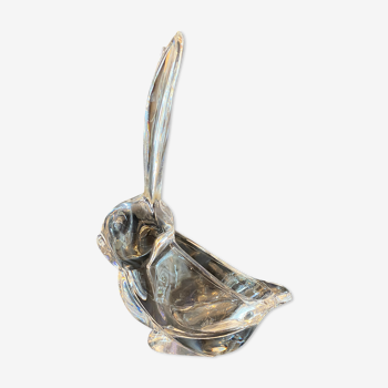 Vide-poche lapin en verre Art Vannes france