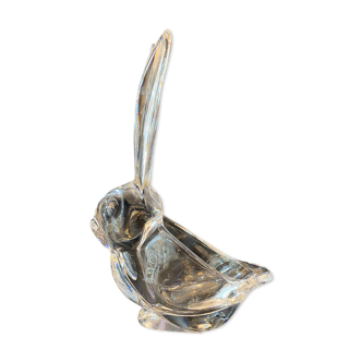 Vide-poche lapin en verre Art Vannes france