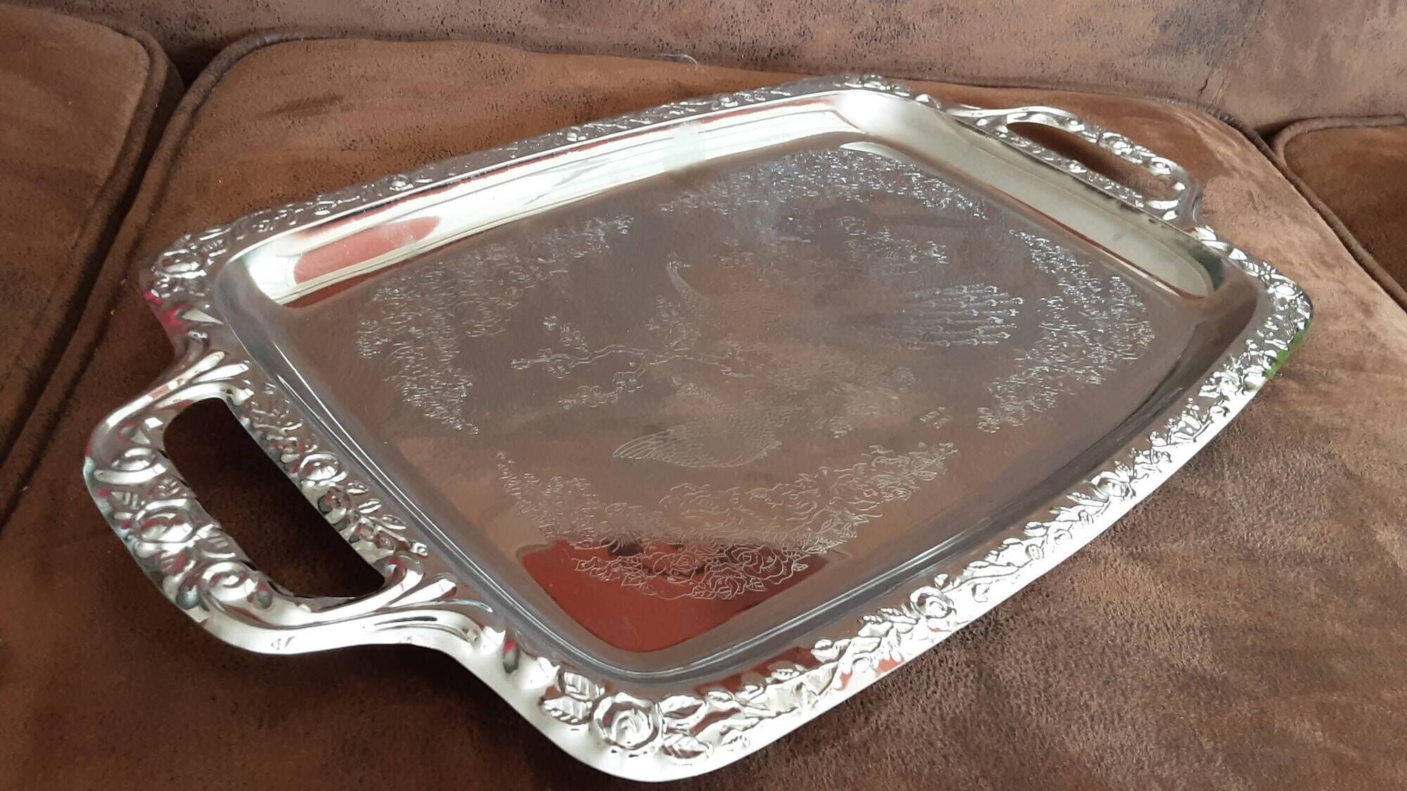 Vintage metal tray