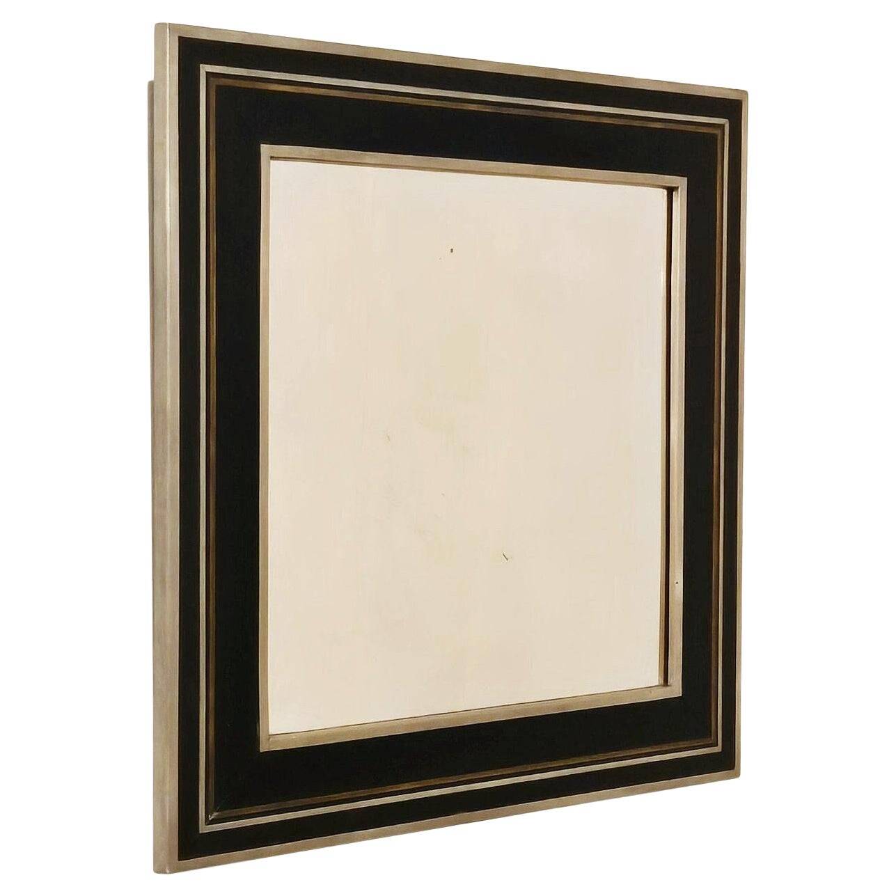 A masterpiece of Swedish Grace, Uno Åhren mirror, pewter, brass, Firma Svenskt Tenn