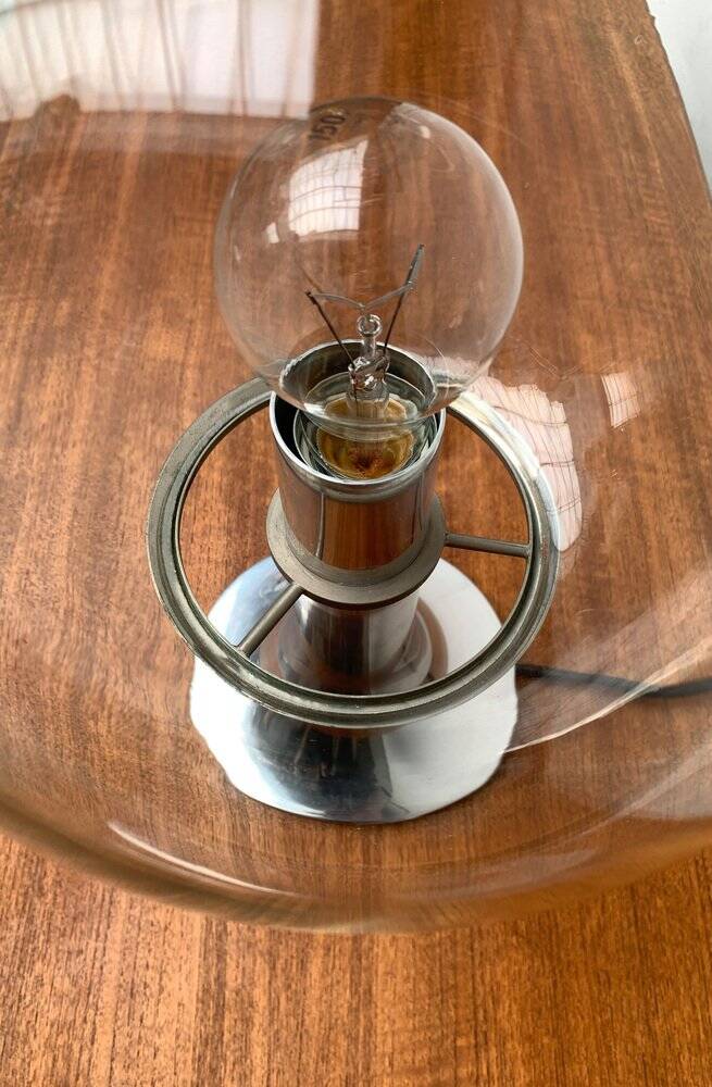 Vintage 1970s space globe table lamp