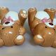 Pair of brown bear bookends