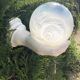 rare handmade ceramic and glass wall light