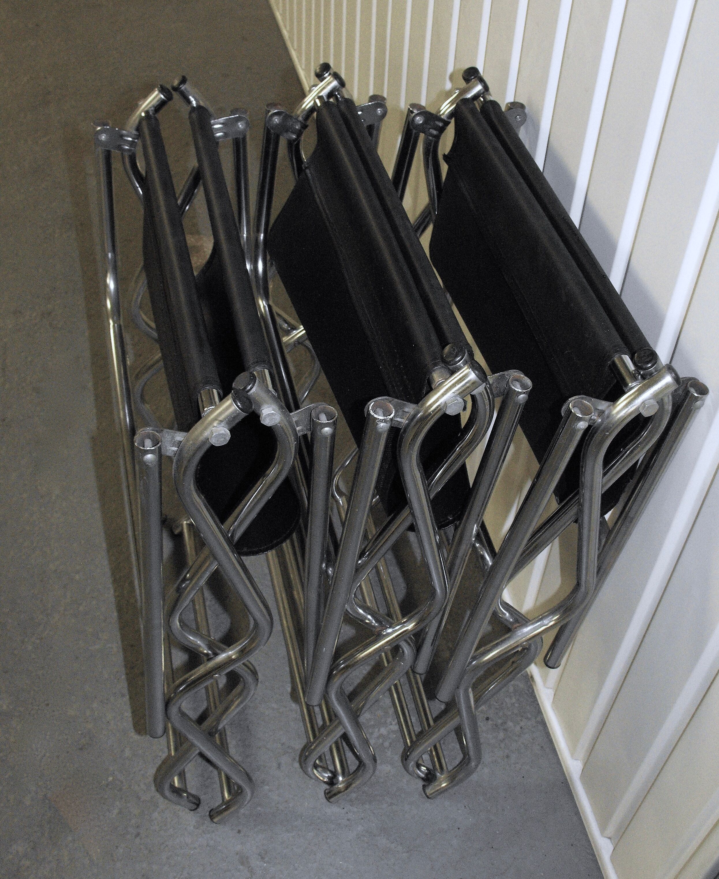 Lot de 3 chaises pliantes vintage