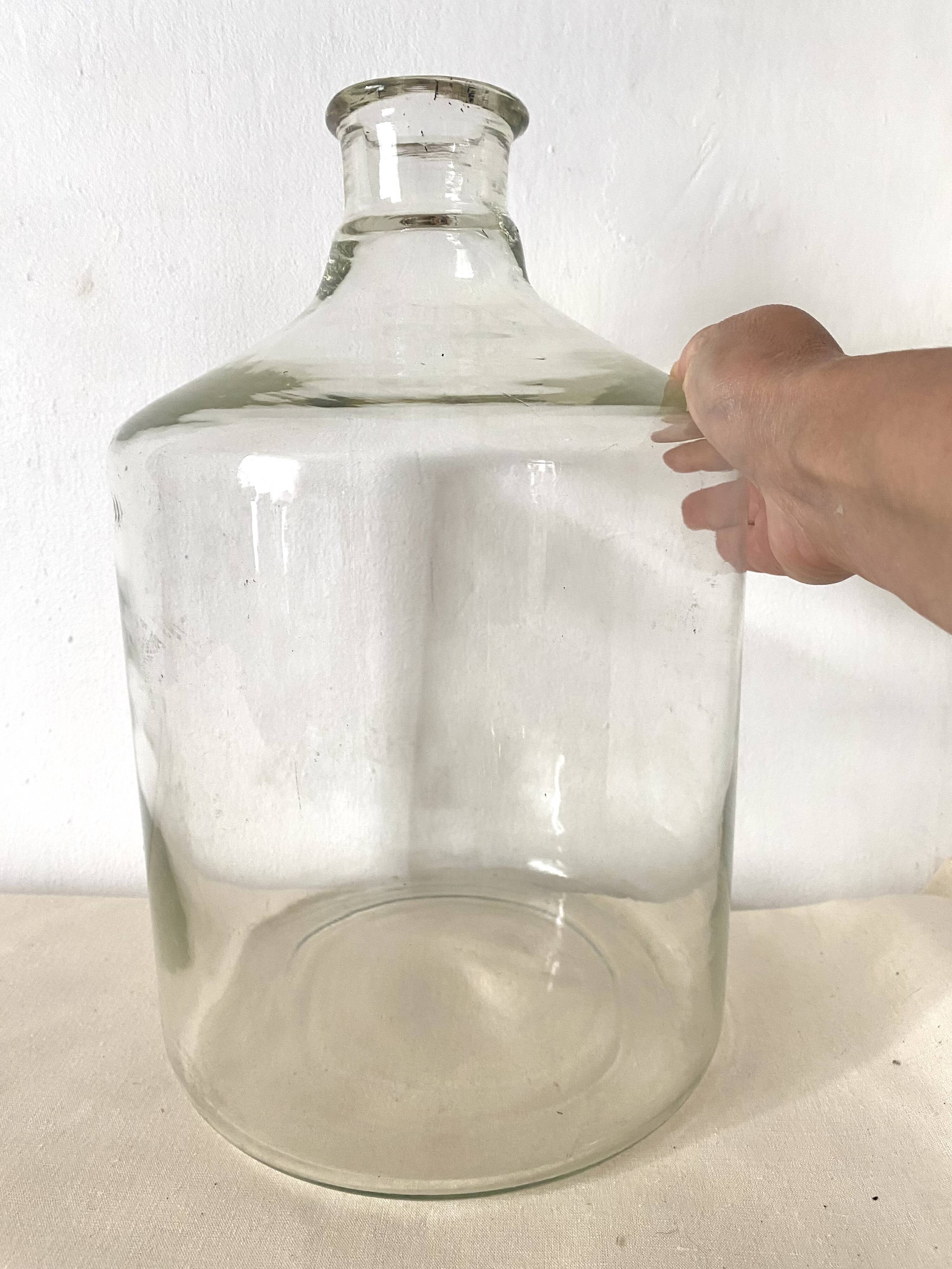 Large glass carboy 36 cm