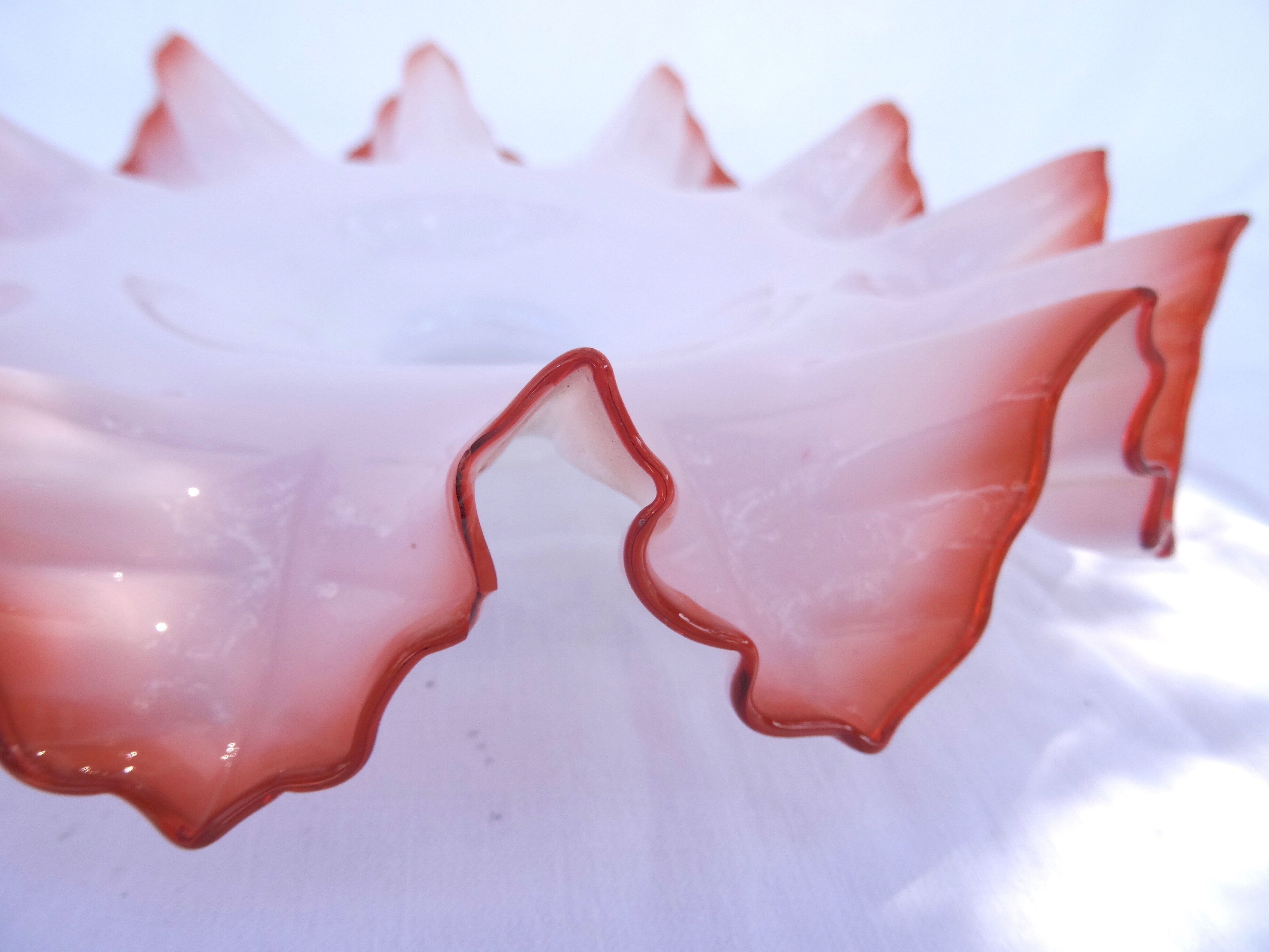 Draped opaline hanging