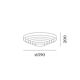 Design ceiling light J.J.W. - Jules Wabbes for Wever & Ducré - Silver