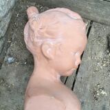 Child terracotta bust
