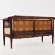 Empire style mahogany sofa, French design, 1940s, production: Denmark