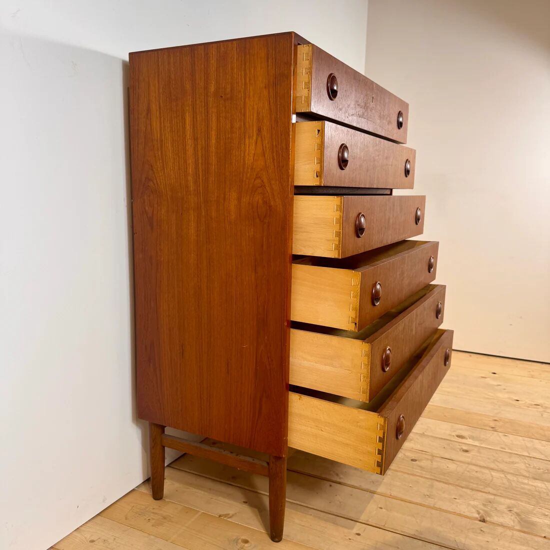 Danish teak chest of drawers, 1960s