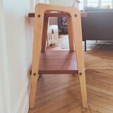 Renovated vintage Scandinavian style modernist shelf, 1960s.