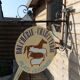 Ancienne enseigne boucherie charcuterie fer forgé
