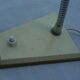 Pair of small 1950s office lamps