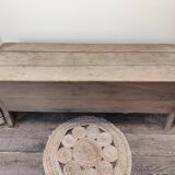 Chest, bench, kneading trough, trunk, solid oak