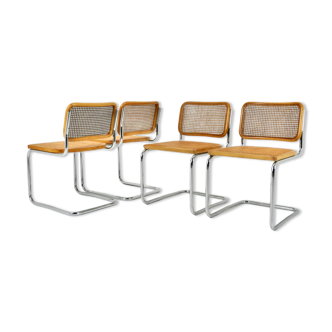 B32 dining chairs by Marcel Breuer set of 4