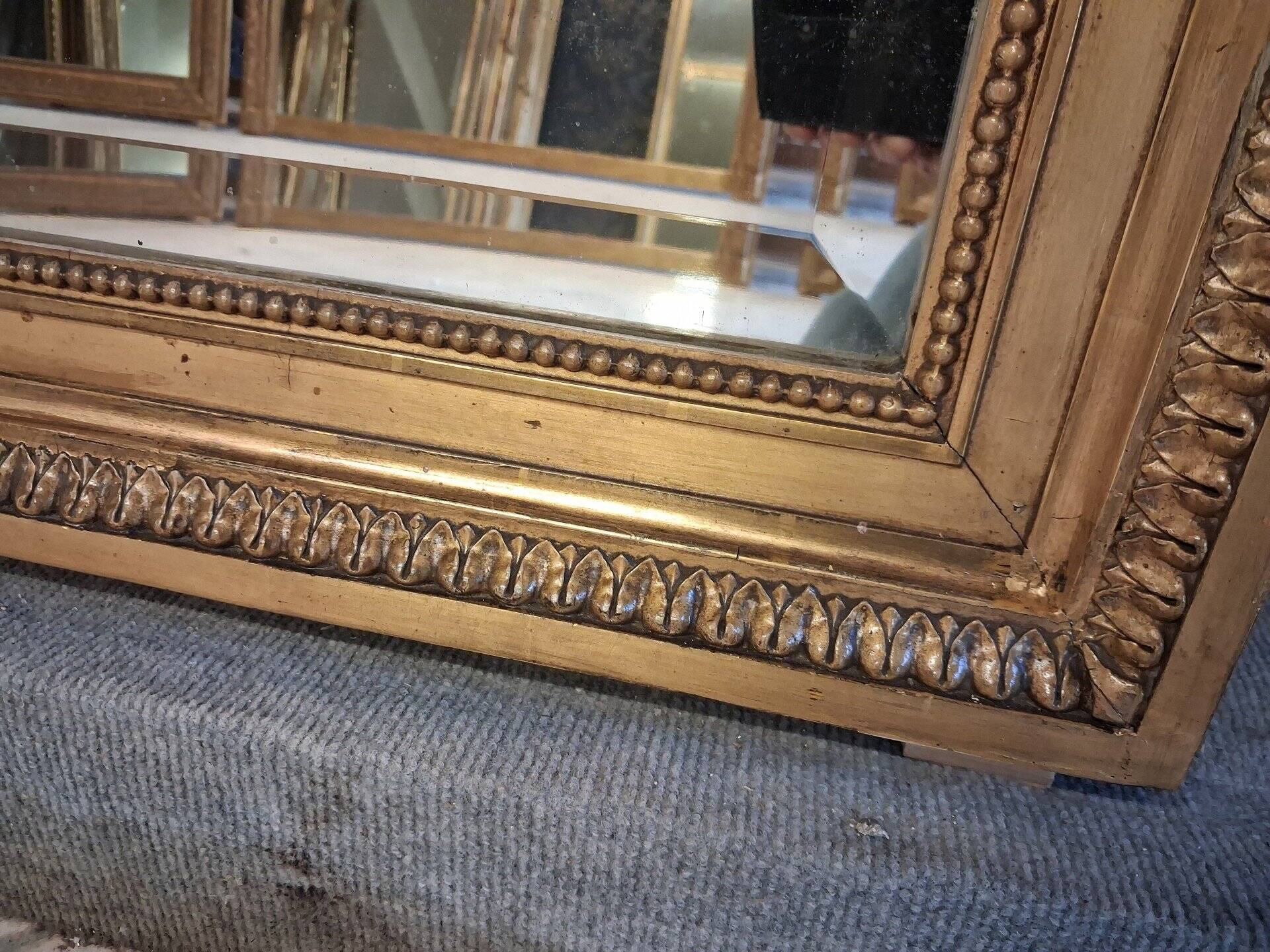 19th century mirror 167 x 101