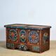 Folk art wedding chest, dated 1718