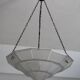 Art Deco coupe pendant light