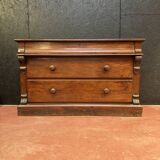 Commode large en acajou