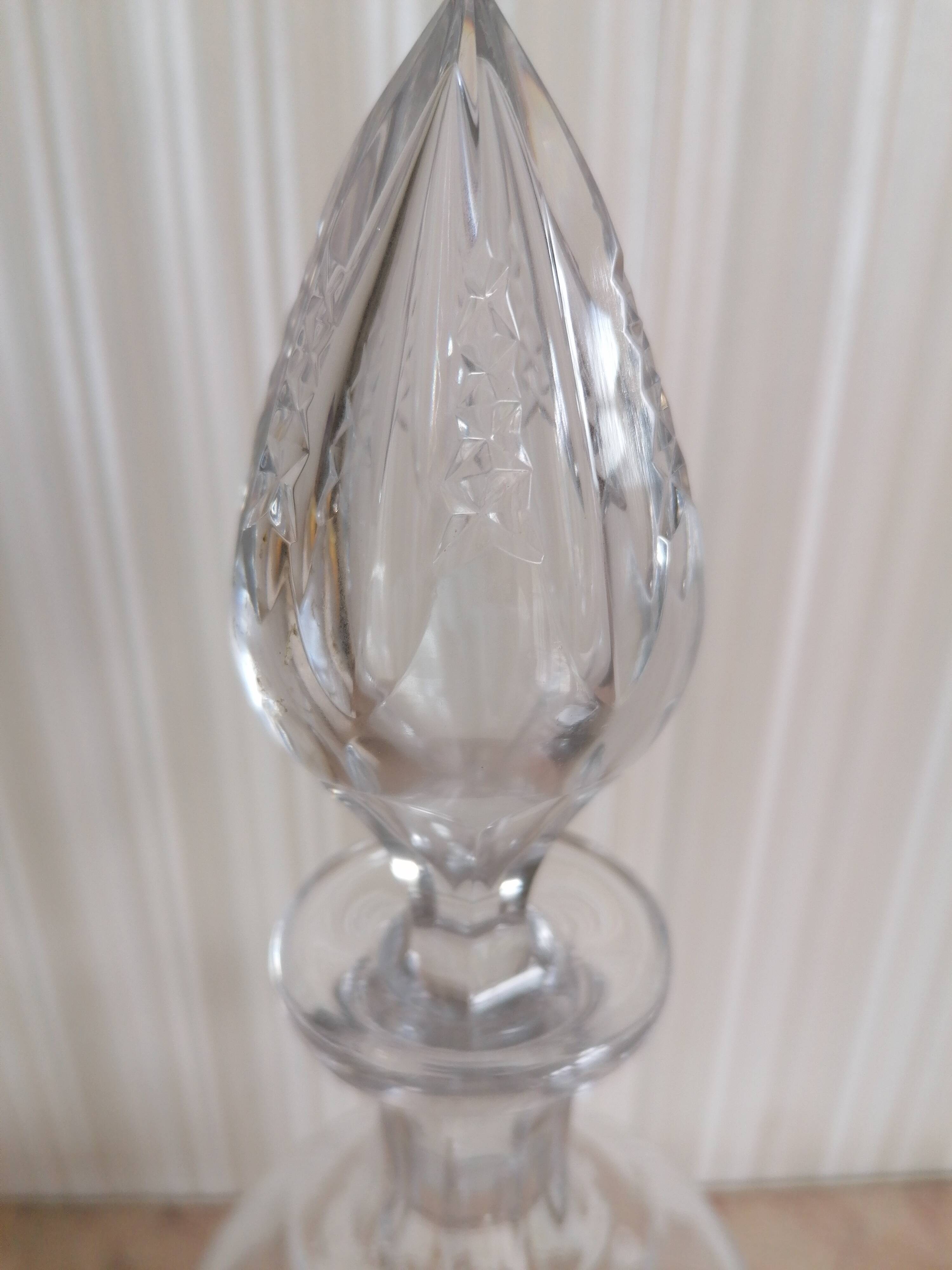 crystal carafe by Baccarat