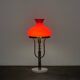 Table lamp in brass, glass and marble attributed to Stilux, Italy, 1950s.