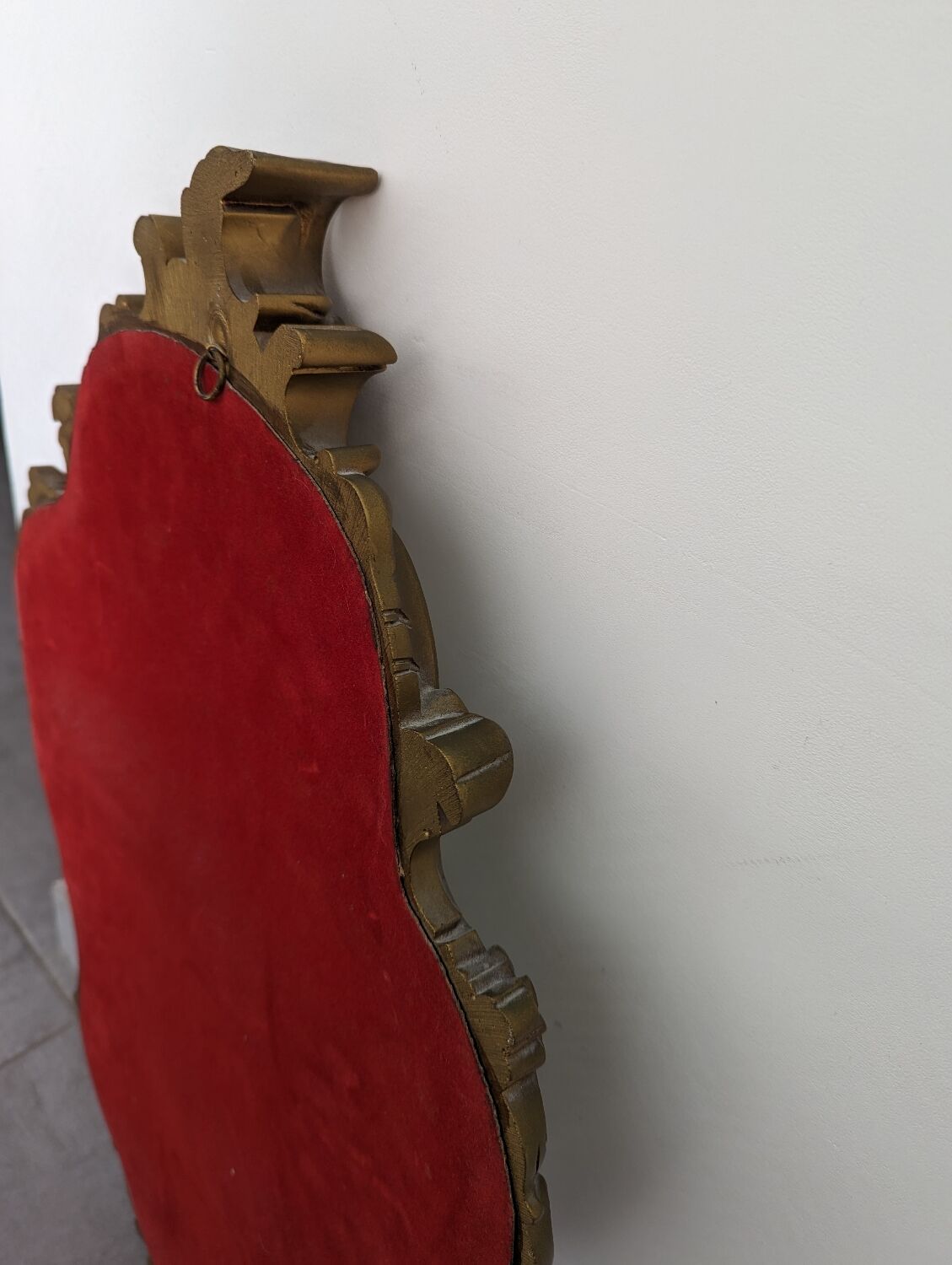 Louis XV style wooden mirror