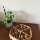Vintage compartment basket