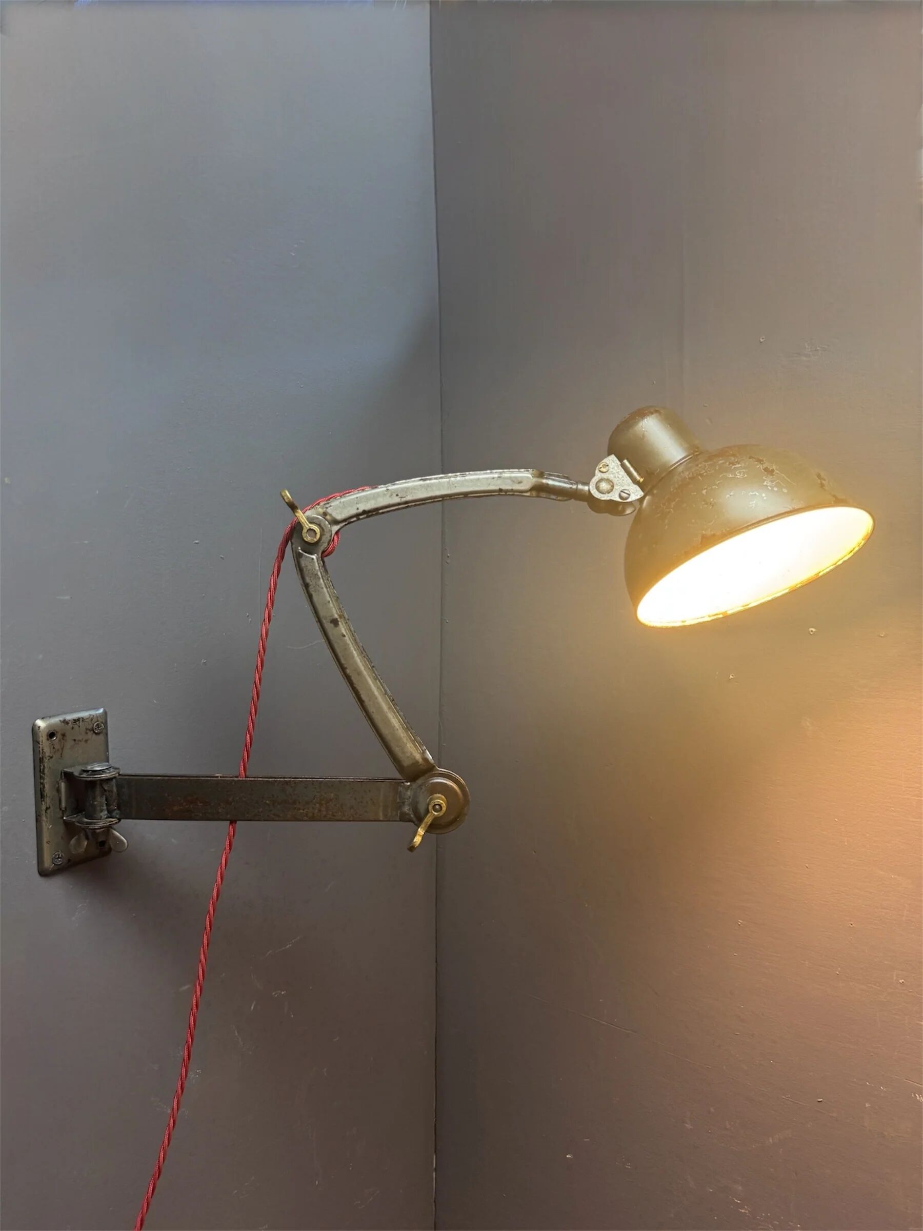 1930s Kaiser Idell Model 6716 Wall Lamp