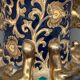 Vase, relief paint, gilding