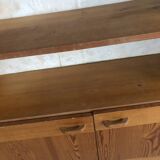 Honey-colored pine bookcase, 90s