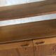 Honey-colored pine bookcase, 90s