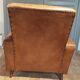 Paire de fauteuils cuir