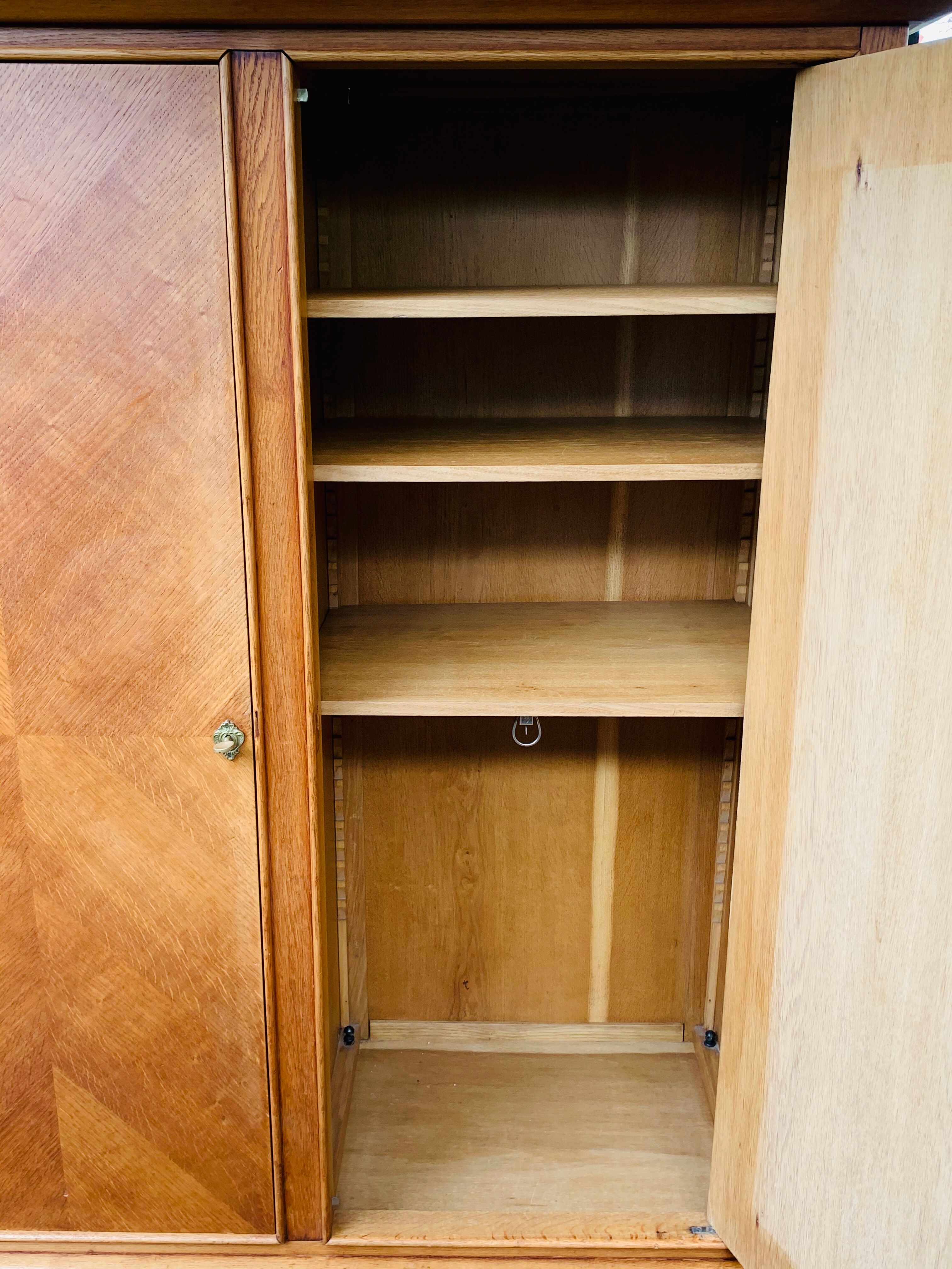 1950 compass foot cabinet