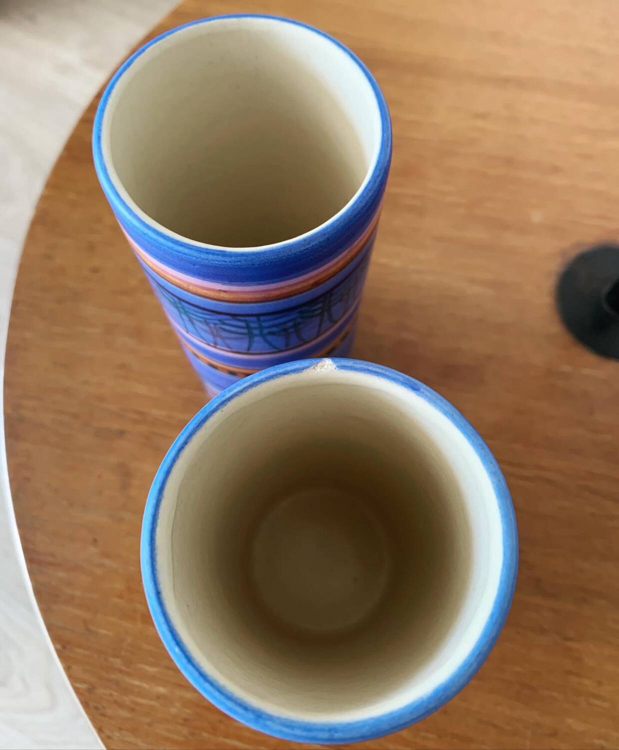 Roller vases by Michel Gorgeon for Vallauris