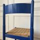 Paire de chaises en bois et corde