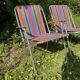 Foldable camping chairs 60s