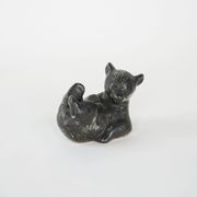 Ceramic teddy bear figurine, Danish design, 1960s, made in Denmark